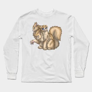 CerPURRus: Cream Long Sleeve T-Shirt